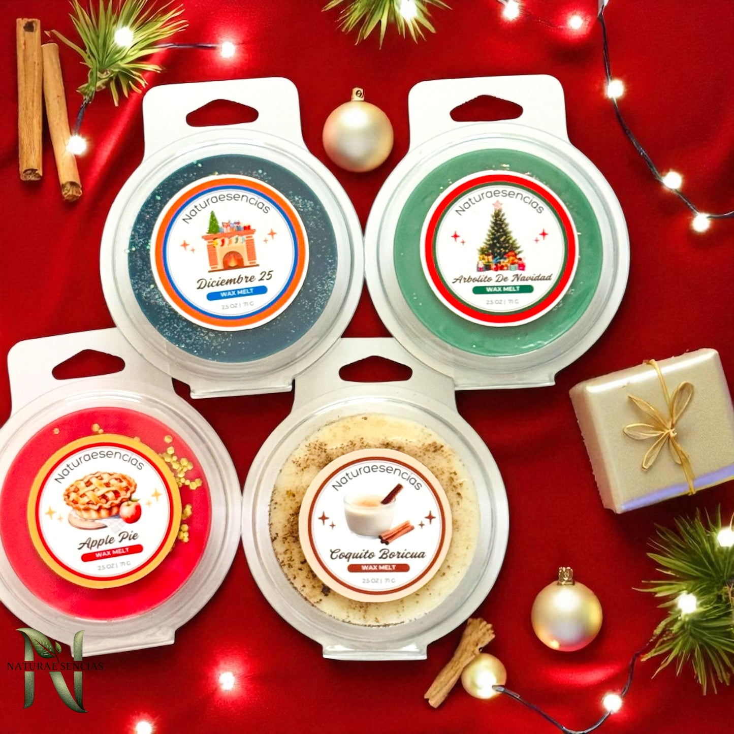 Ceras Aromáticas para Derretir en quemador eléctrico o de vela.