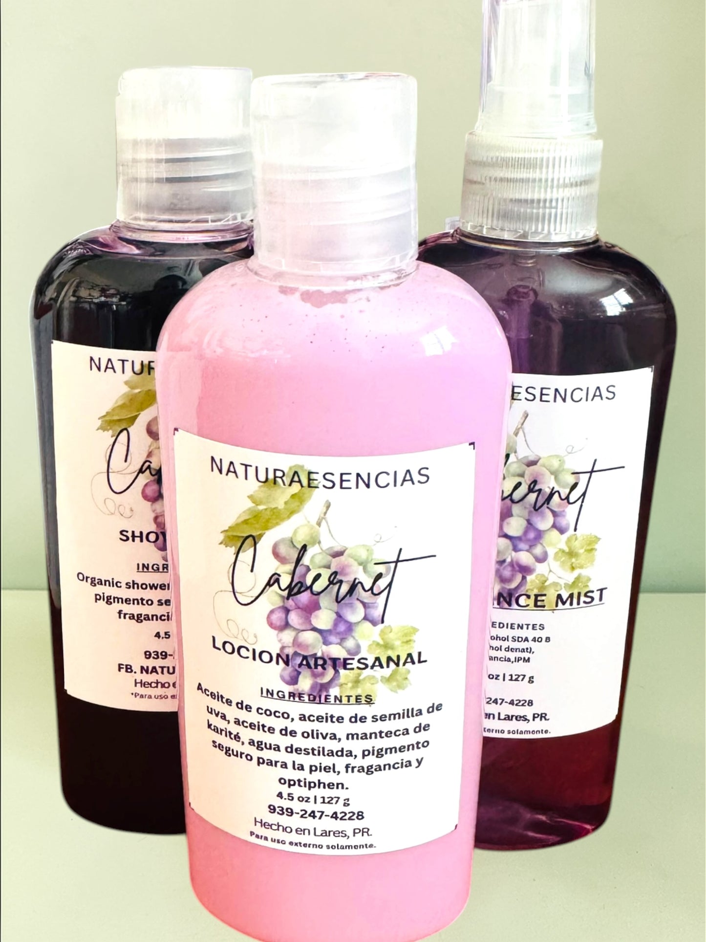 12. Set de Crema, Splash y Shower Gel.
